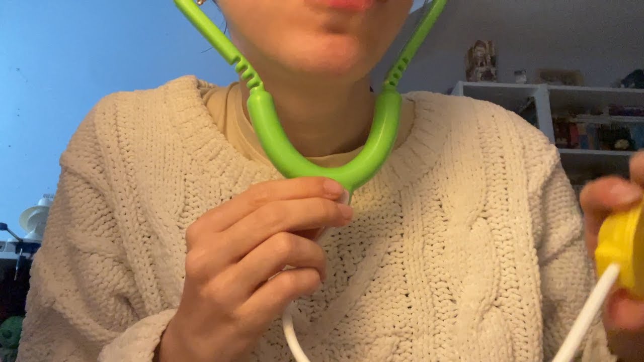 asmr urgent care medical exam