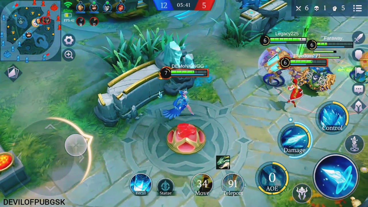 Dnie: Messenger Of The Ice | Legend Of Ace | Best Mage Players