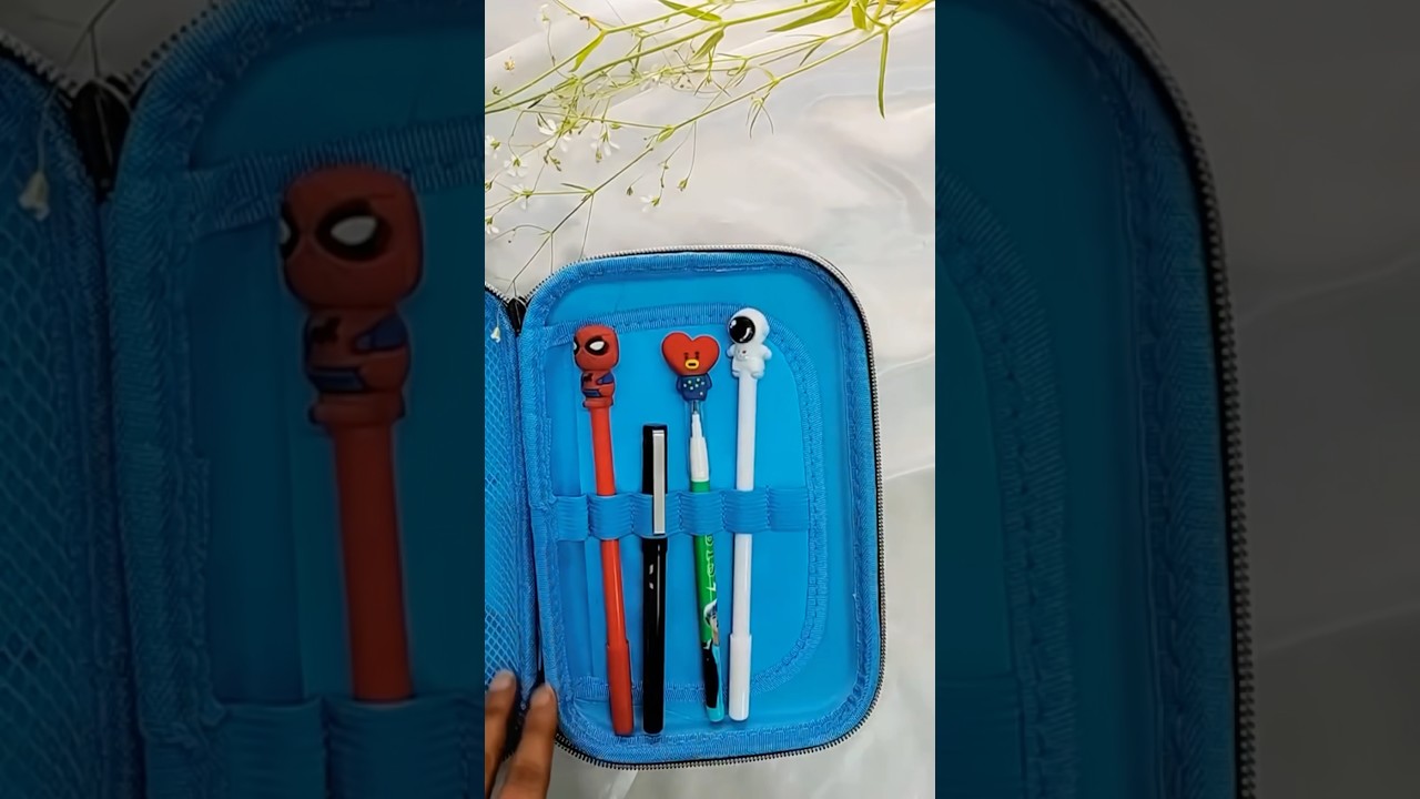 🥳😍Let&rsquo;s filling pencil box with stationary💝jumbo pencil case, cute stationery, pencil box