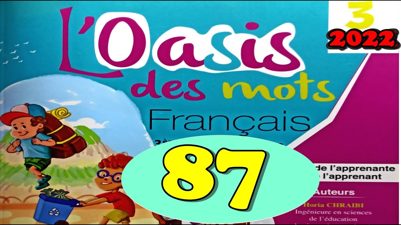 l'oasis des mots 3AEP page 87