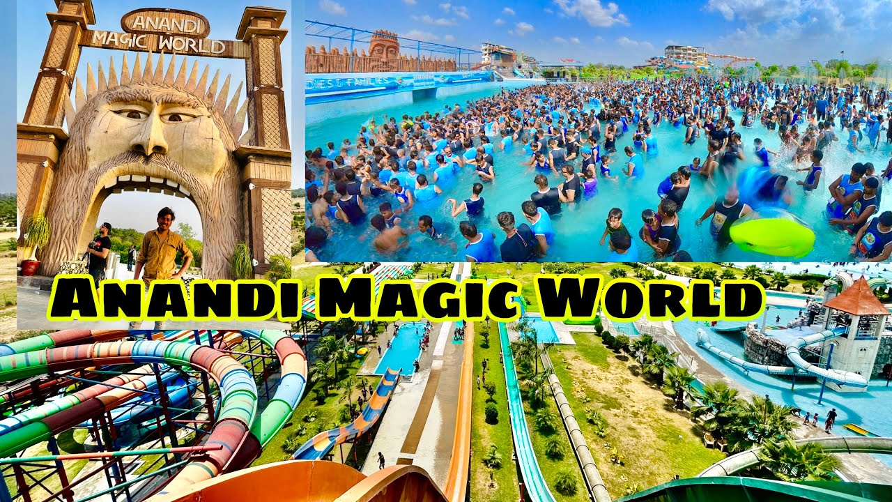 Anandi Water Park || Amusement park|| Anadi Magic world Kanpur road |Best water park In Lucknow