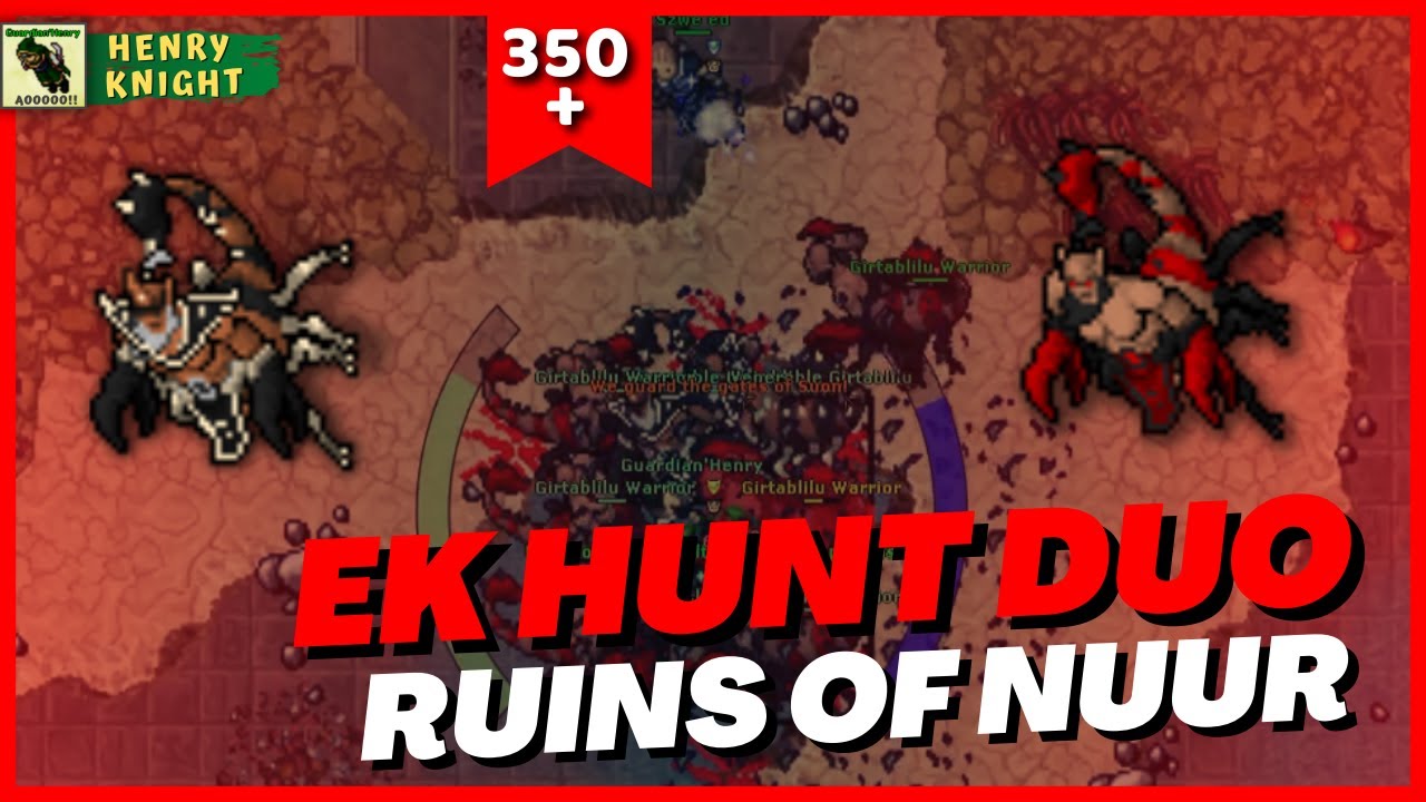TIBIA: EK HUNT DUO GIRTABLILUS (RUINS OF NUUR)