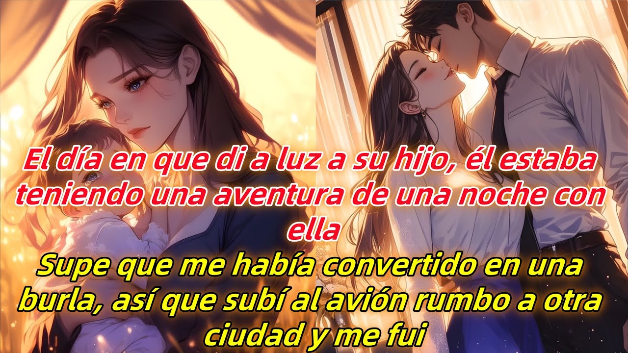 Le di un hijo, pero él tuvo una aventura de una noche con ella. Lo dejé y le dejé al niño.