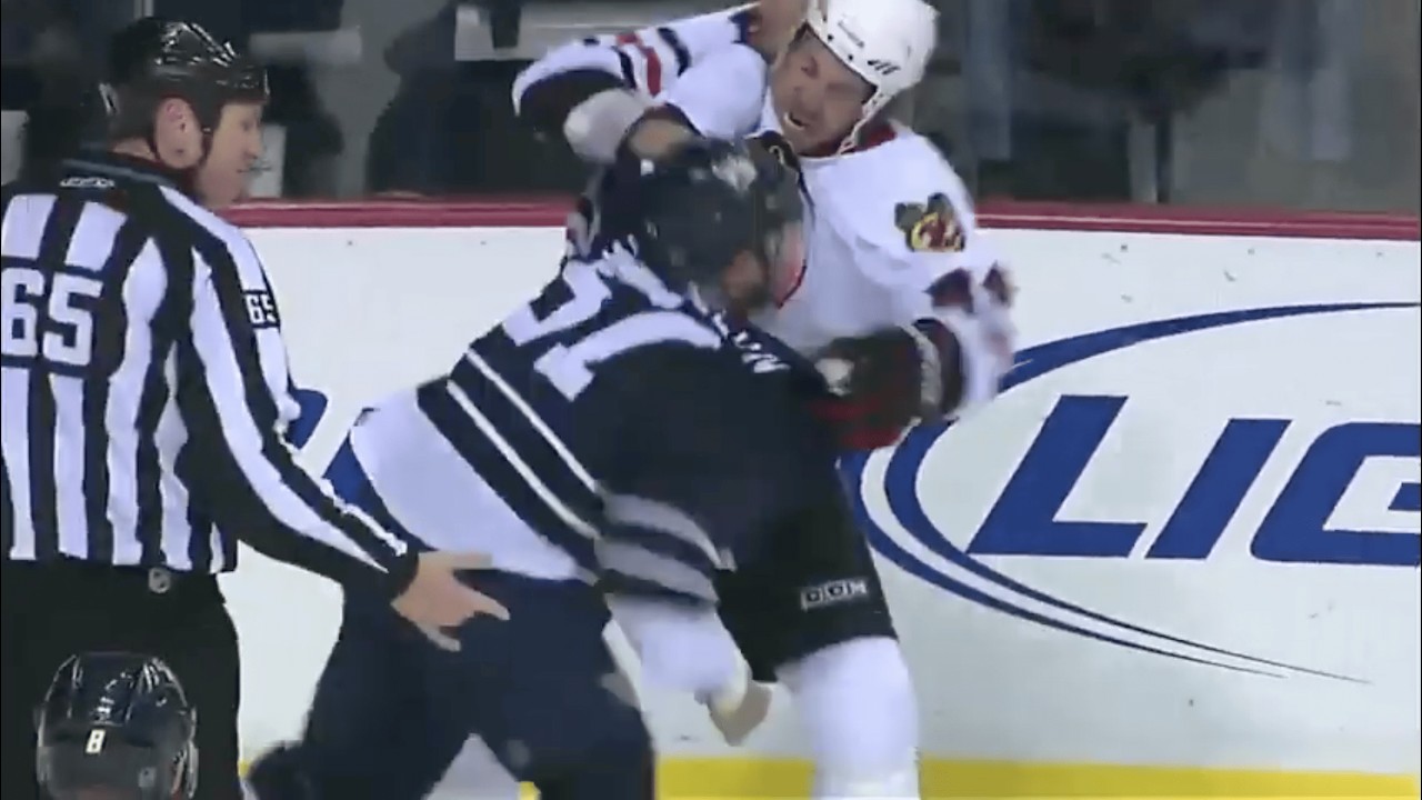 Blackhawks - Predators rough stuff 11/13/10