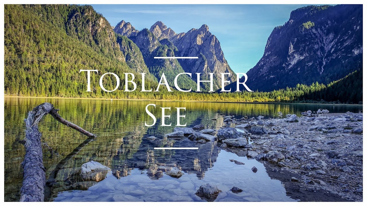 Toblacher See (Dolomites, Italy, South Tyrol) - 4K drone video from Mavic Air