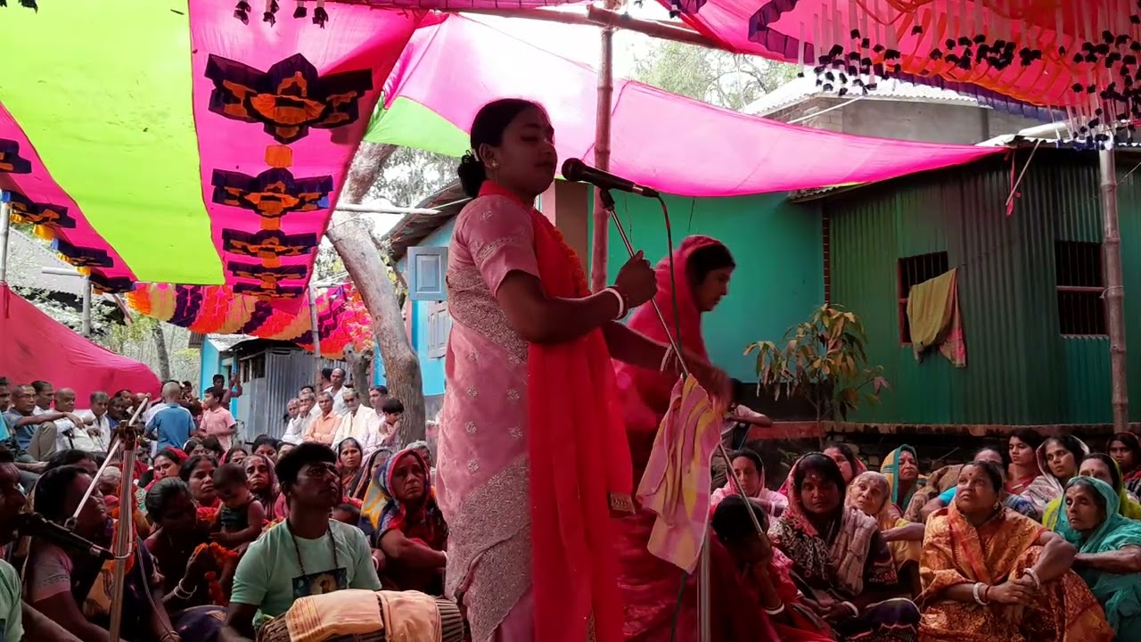 কীর্তন আসর জাননগর কীর্তন  পরিবেশনায় শ্রীমতি আশালতা মন্ডল রাজবাড়ী০১৮৪৫৫৭৩৭৩৪