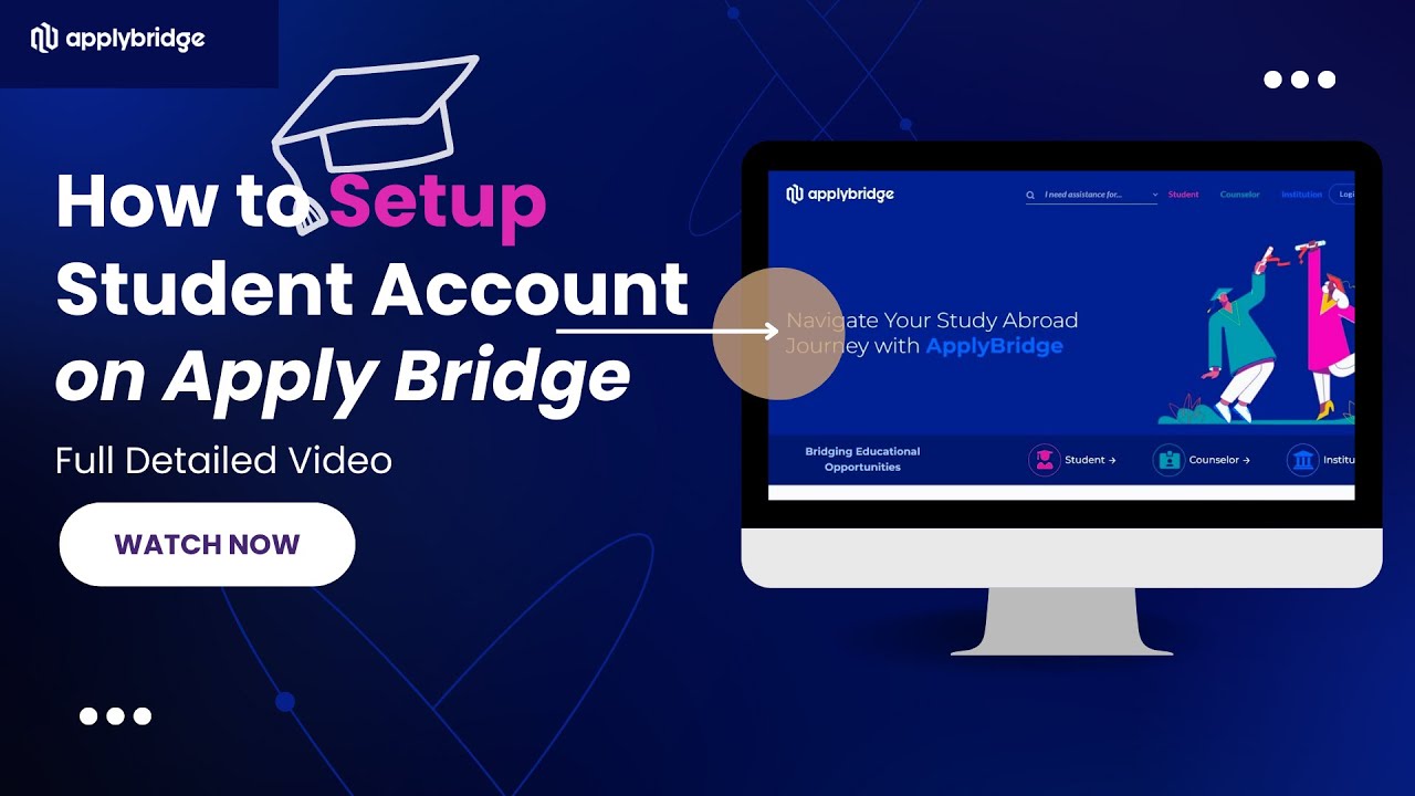 How to Setup your Student Profile on Apply Bridge? COMPLETE PROCESS