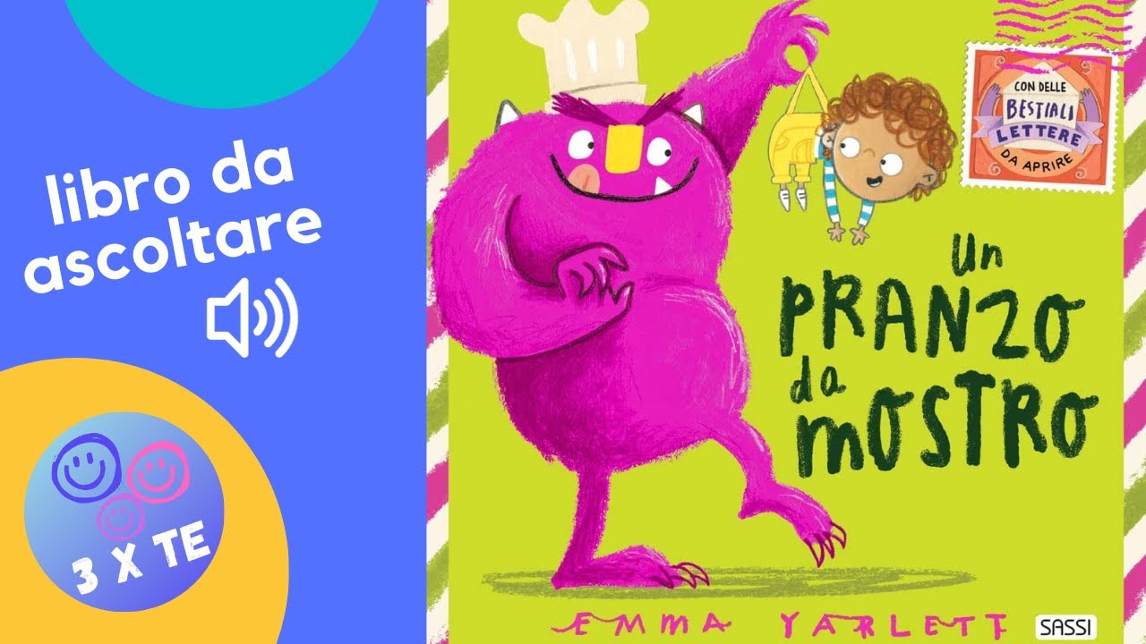Un pranzo da mostro, divertentissimo libro letto ad alta voce per bambini - audiolibro bambini