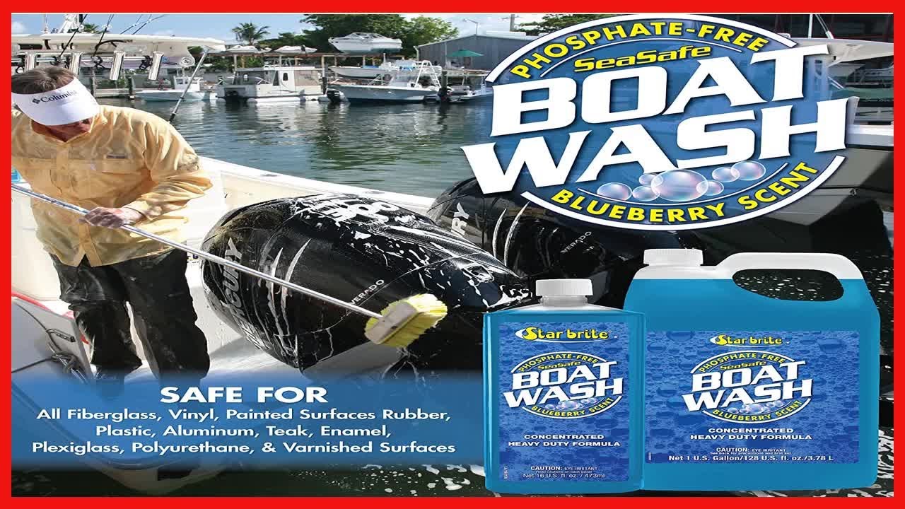 STAR BRITE Concentrated Boat Wash - 3 Capfuls Clean a 24' Boat - Multi-Surface, Cleans Fiberglass