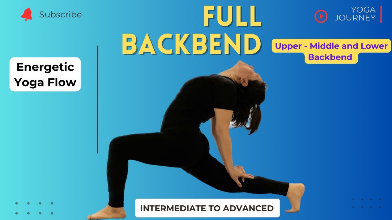 60 minutes Beginner to Intermediate  Practice for Backbend and Hip Opening at Home || Yoga Journey