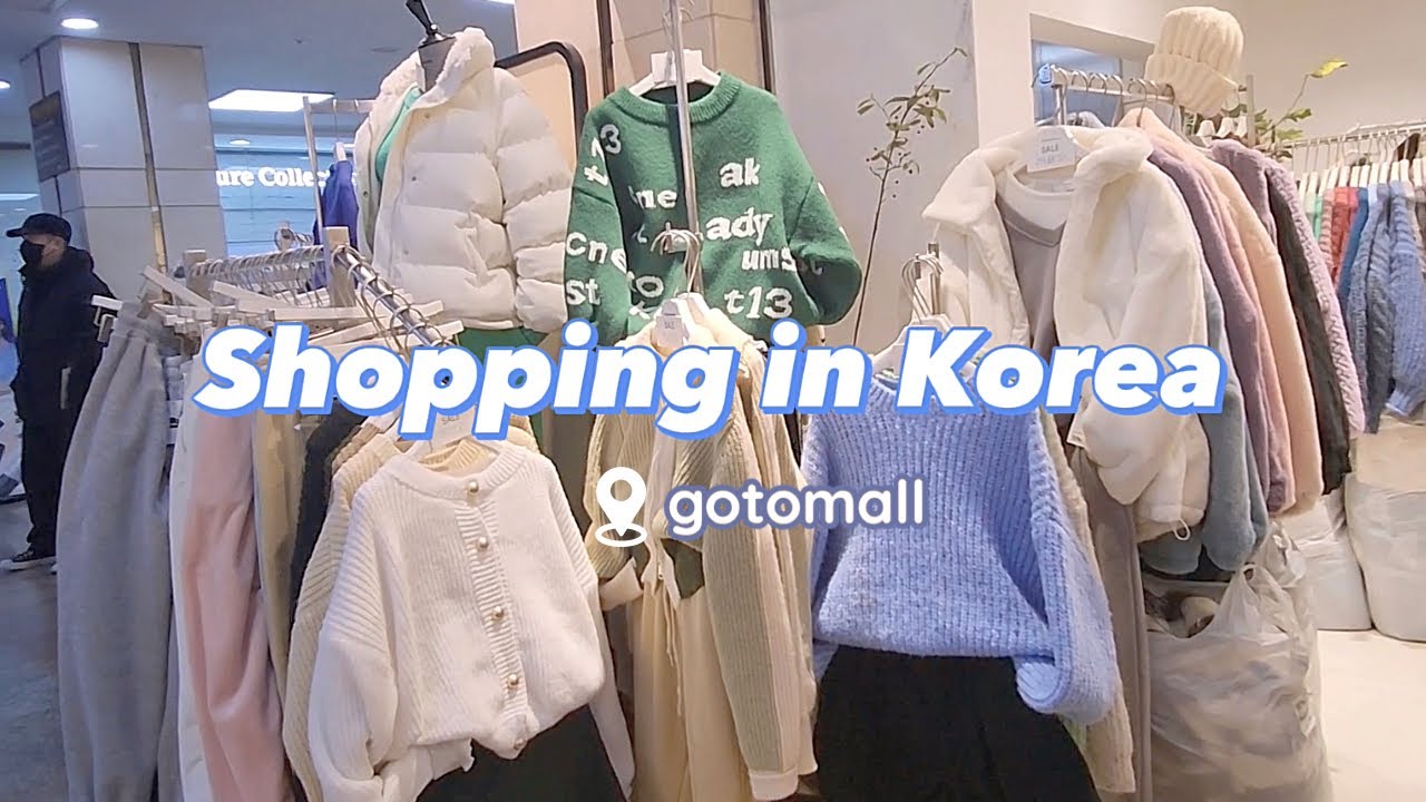 shopping in korea vlog 🇰🇷 winter fashion haul at Gotomall underground shopping center