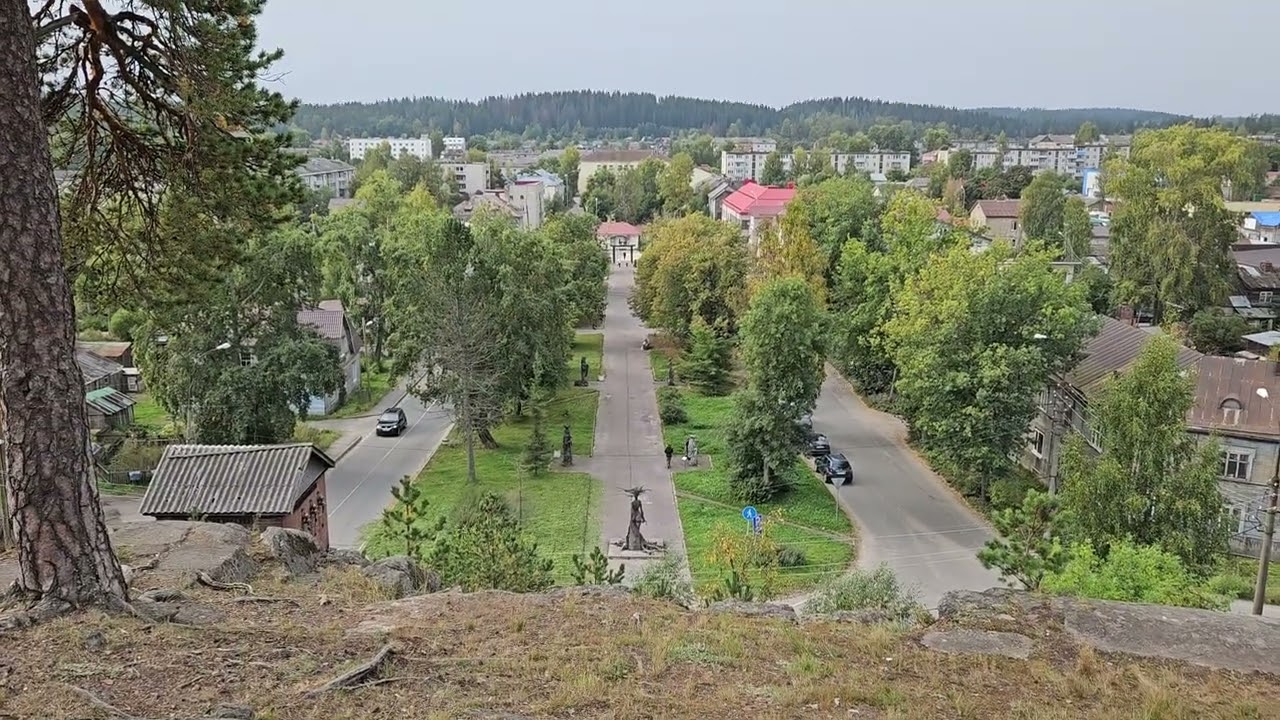 Карелия. Лахденпохья. Прогулка по городу. Karelia. Lakhdenpokhya. Walk around the city