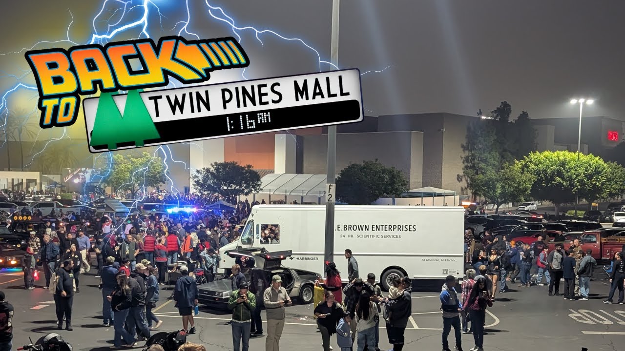 The ULTIMATE Back to the Future 40th Anniversary Meet-Up at Twin Pines Mall!