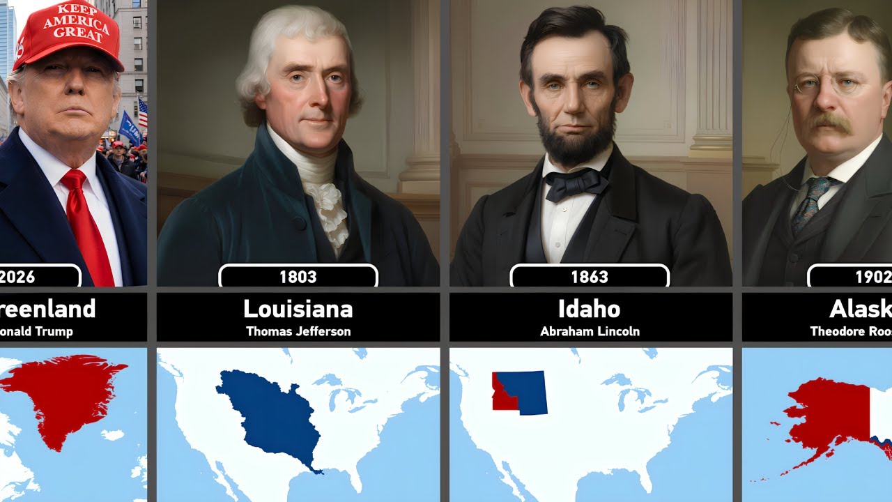 US States at Their Greatest Extent