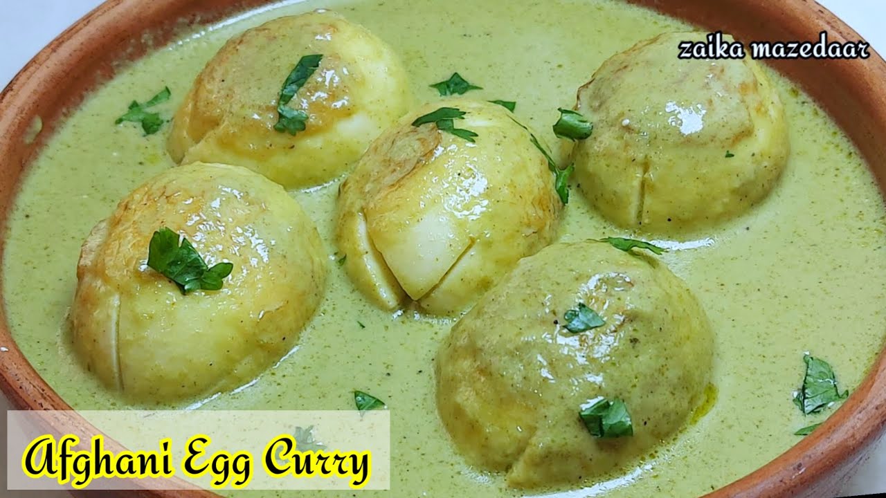 Quick and Easy Afghani Egg Curry Recipe | Anda Curry Recipe| Egg Recipes