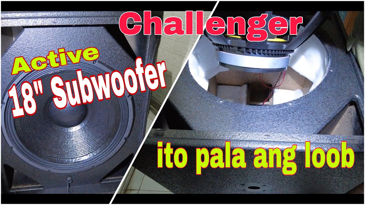 What's inside challenger 18" active subwoofer  \  gut check  \  Big power active subwoofer 2000watts