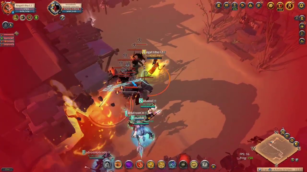 ✅ POV Tank || Map 17 || Pu&ntilde;ado de Plata || BIG PULLS || Albion Online ||