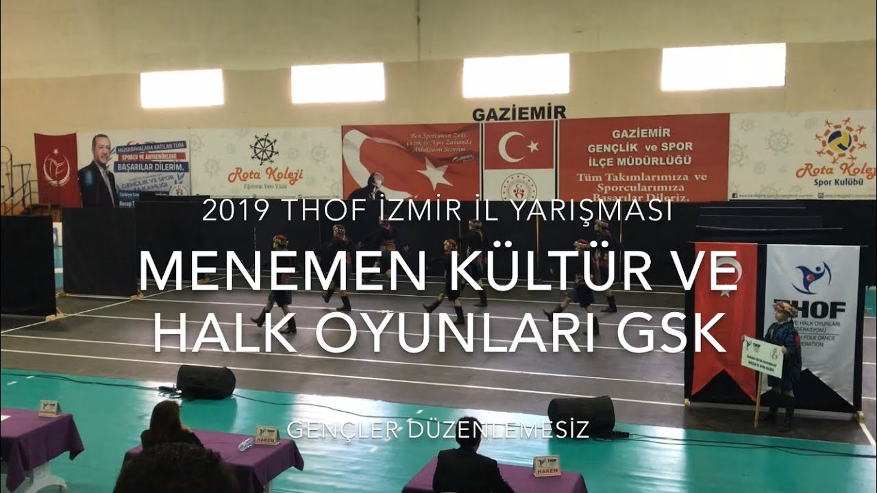 Menemen Kültür ve Halk Oyunları GSK | Gençler Düzenlemesiz | 2019 THOF İzmir #Zeybekoloji