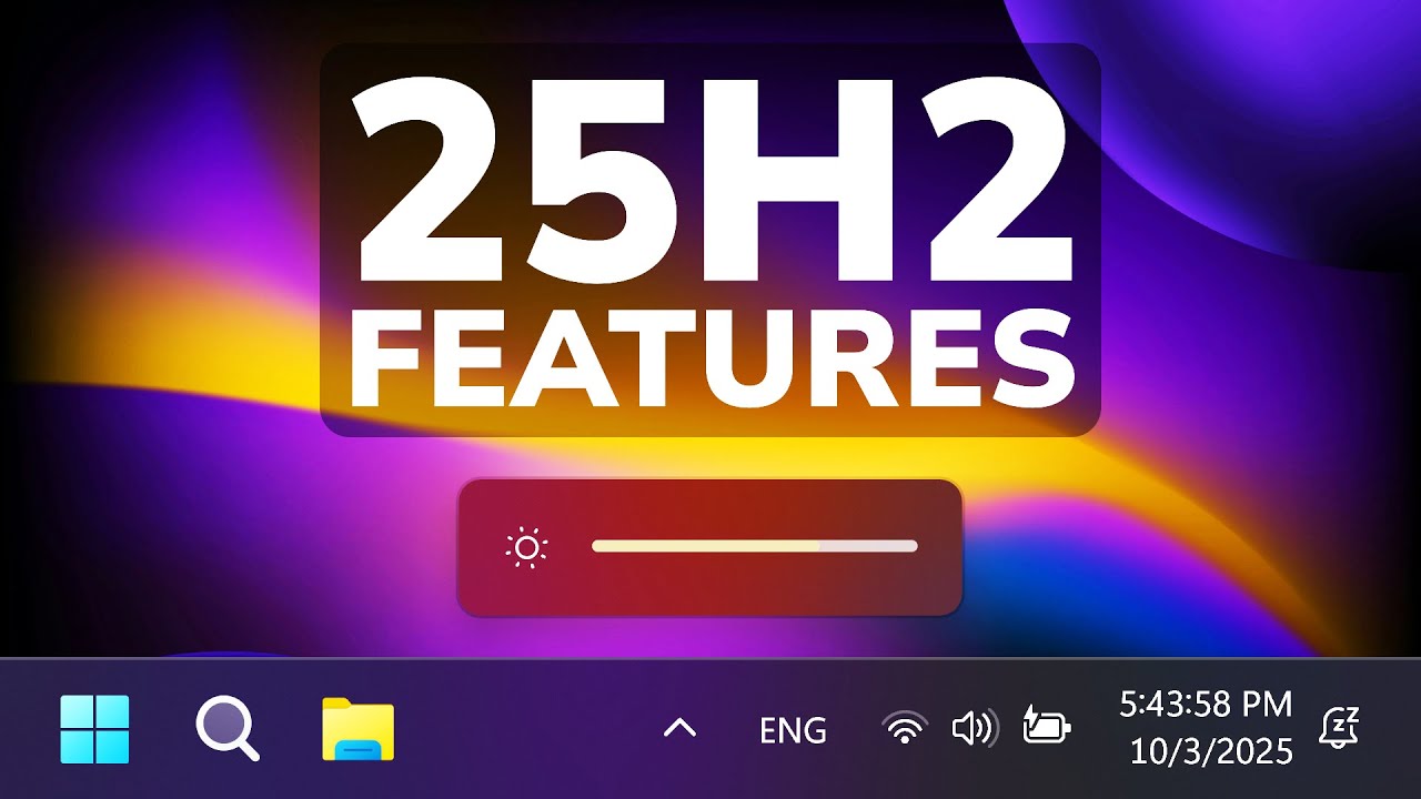 Windows 11 25H2 — все новые функции (официальный обзор релиза)