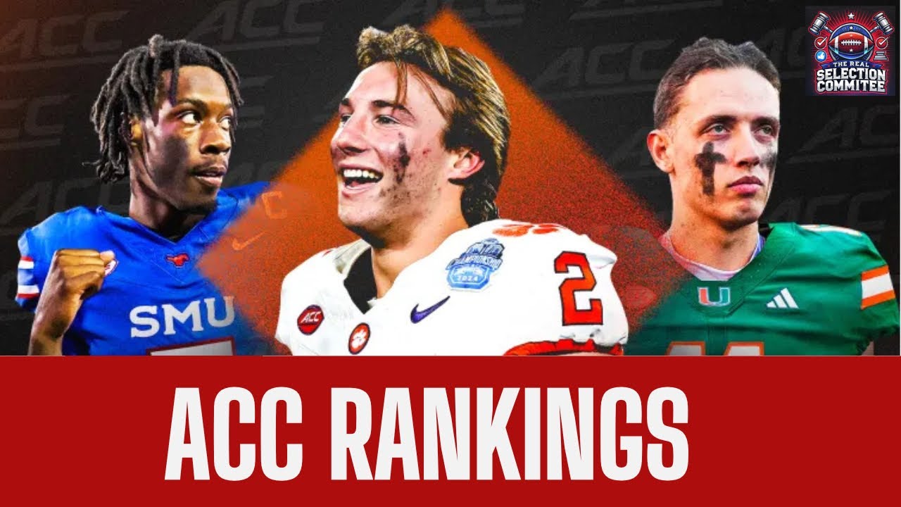ACC rankings | Clemson top spot | Miami playoff bound