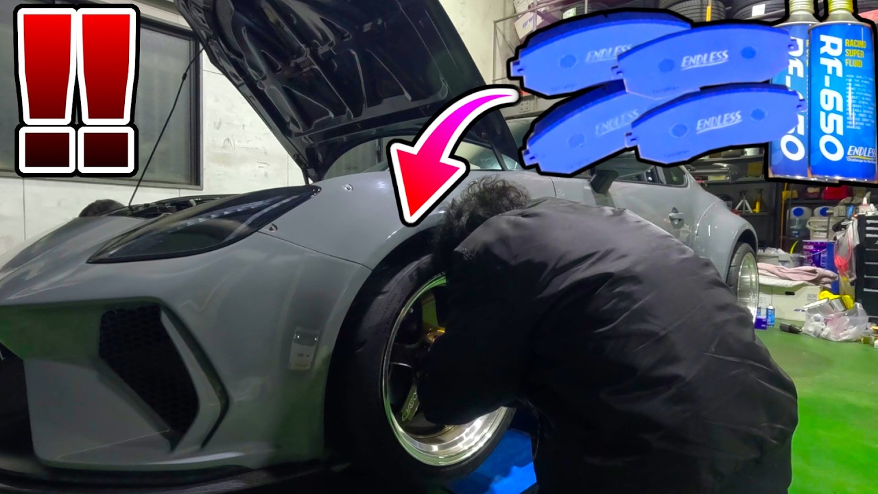 事故車GR86にサーキット用のブレーキ入れたら思ってたとの異次元に違った