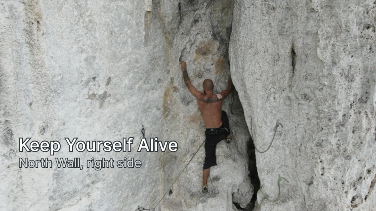 Keep Yourself Alive,  North Wall, Right Side, Ao Nang, Krabi