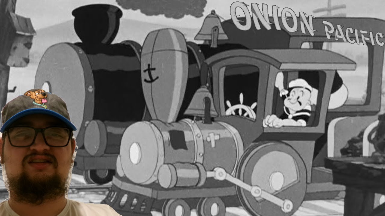 Popeye the Sailor: Onion Pacific (1940) – First Time Watching: Can Popeye Win the Railroad Race?