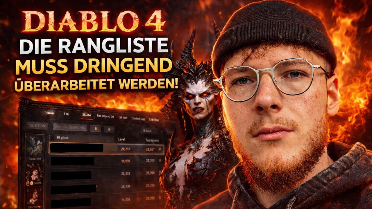 Diablo4: Die Rangliste muss dringend überarbeitet werden!