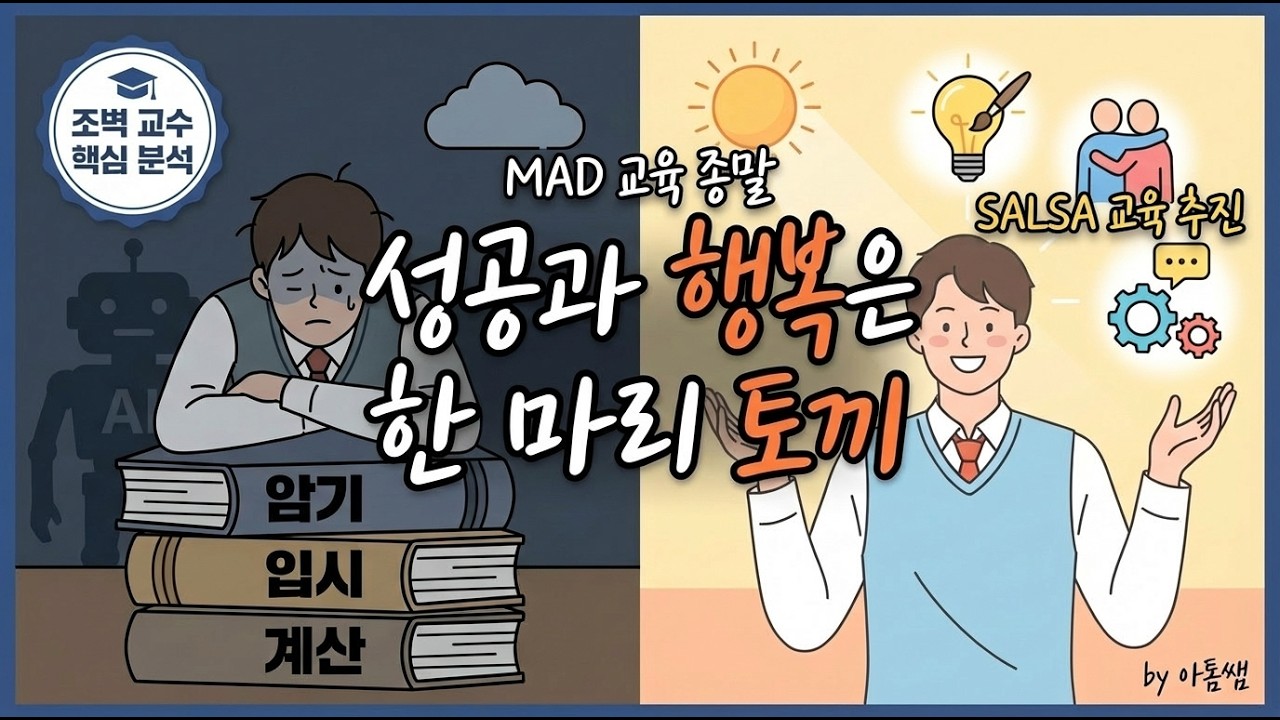 인성이 미래 리터러시 핵심 | 조벽 교수의 매드 교육 탈피와 쌀싸(SALSA) 비법 | AI시대 진짜 필요한 교육의 방향