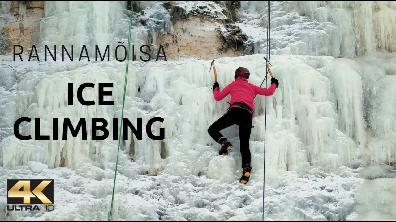 Jääronimislaager Rannamõisas 2021  |  Ice Climbing training (Estonia)