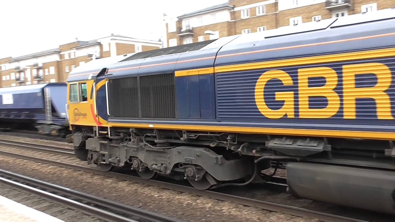 GBRf Class 66 Crossover At Kensington Olympia - 02/12/15