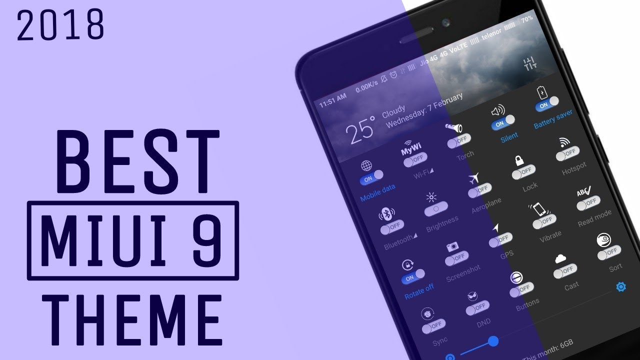 Best MIUI 9 Theme  || For All Xiaomi Devices || 2018 😍😍