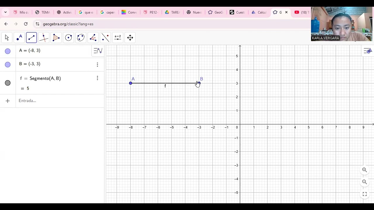 Ángulo agudo y recto ,geogebra