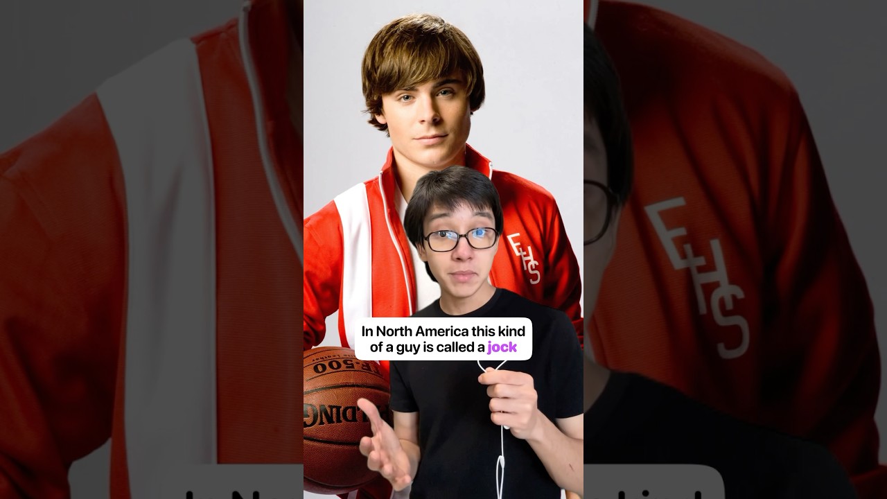 Co oznacza &bdquo;jock&rdquo;? 🇺🇸 #naukaangielskiego #angielski #native speaker #słownictwo