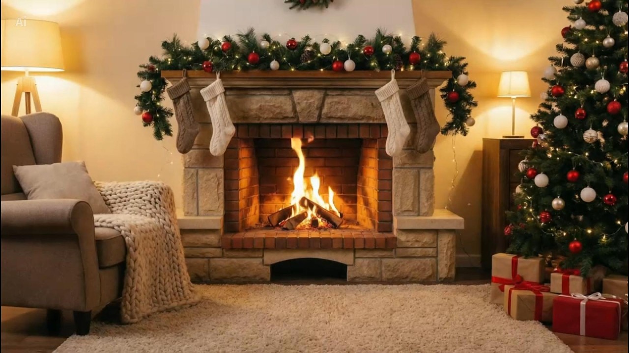 🔥 Yanan Şömine | 1 Saat | Sessiz | Cozy Fireplace