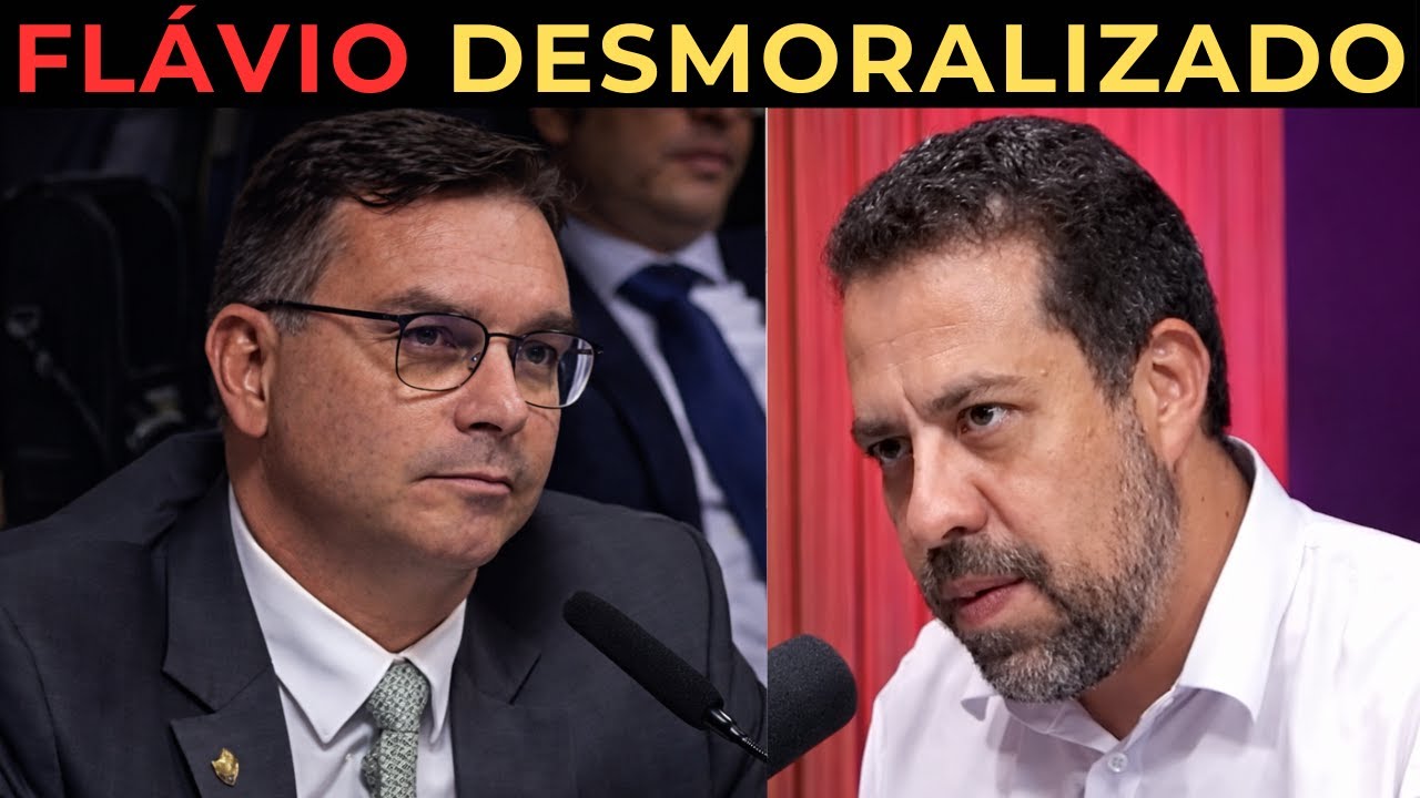 Boulos destrói candidatura de Flávio Bolsonaro e expõe o que resta para a direita.