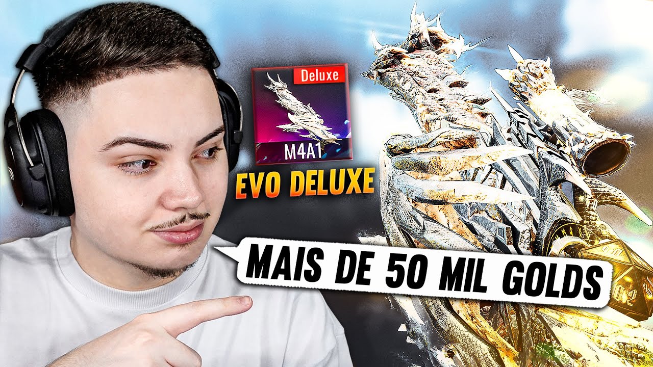 *NOVA M4A1* EVO DELUXE! Gastei Mais de 50 mil Golds! no BLOOD STRIKE 🔥 (M4A1 - Oráculo Eterno)