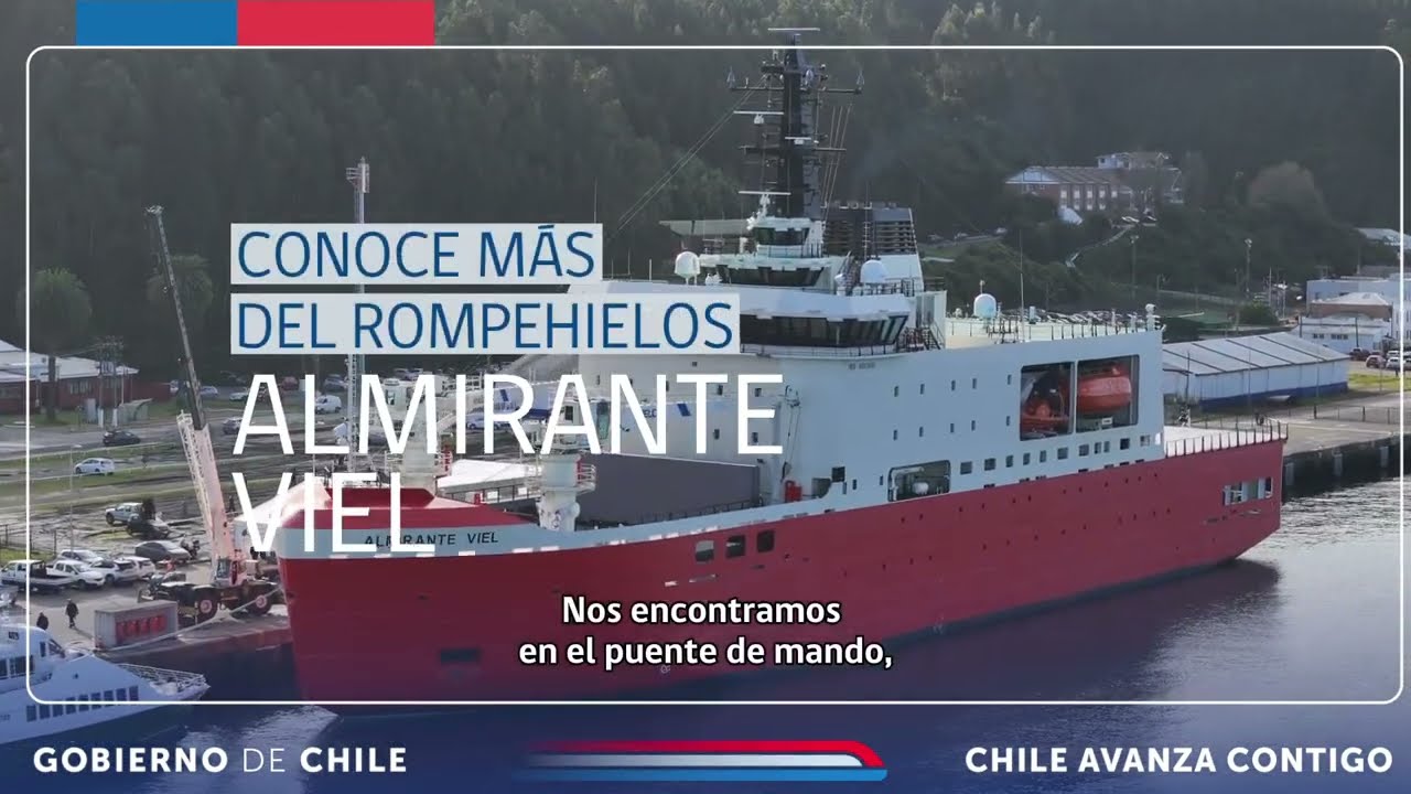 Conoce más sobre el buque Rompehielos Almirante Viel de la Armada de Chile