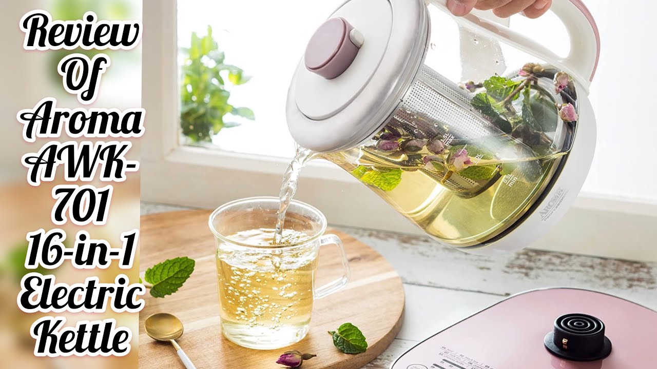 Aroma AWK-701 16-in-1 electric kettle / electric tea maker review / Aroma Professional AWK-701