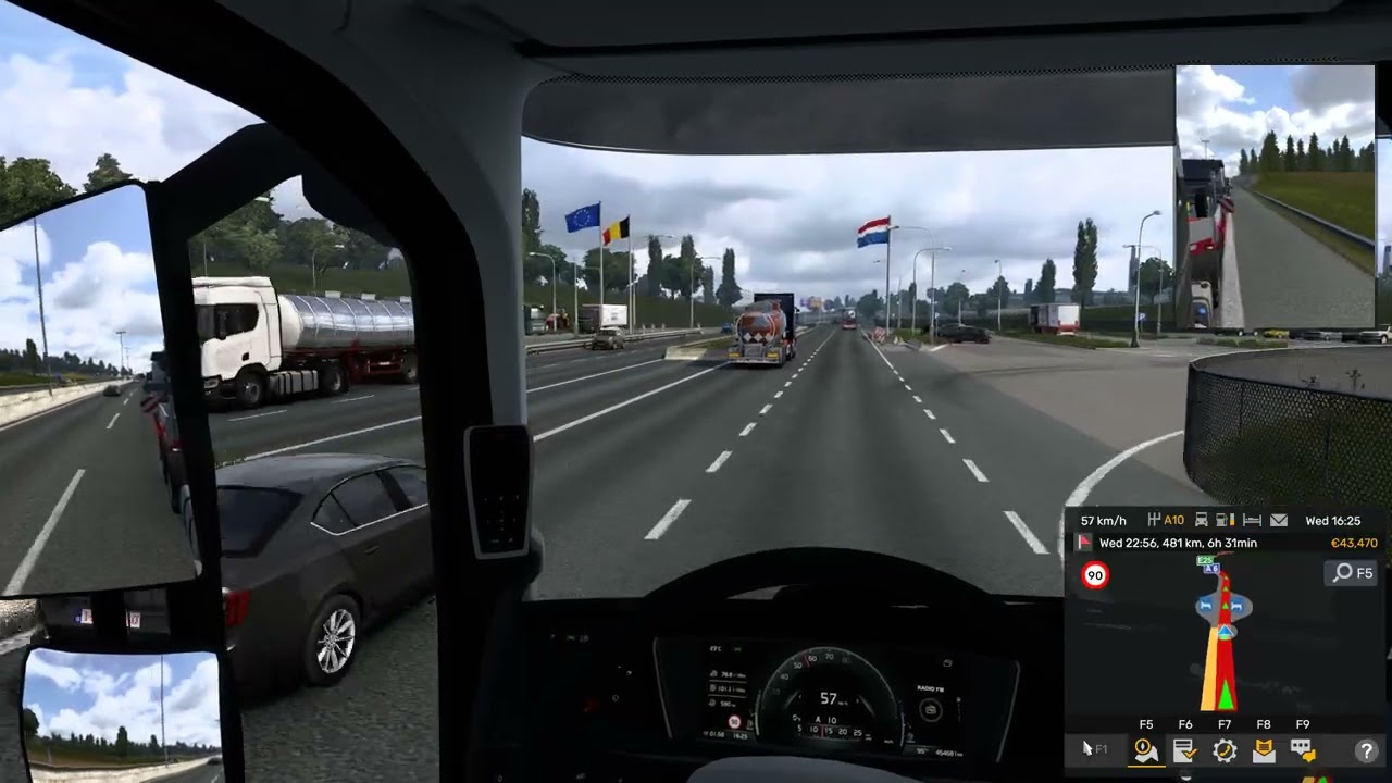 Euro Truck Simulator 2 PC Gameplay | Ultra High Graphics Realistic Truck Driving