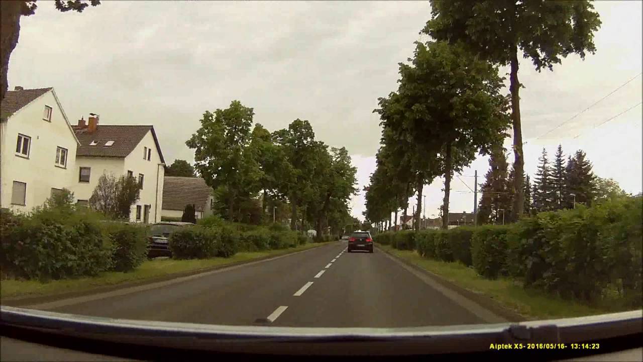 Ortsdurchfahrt im Ried/DA: Griesheim (Ost rein, West raus)