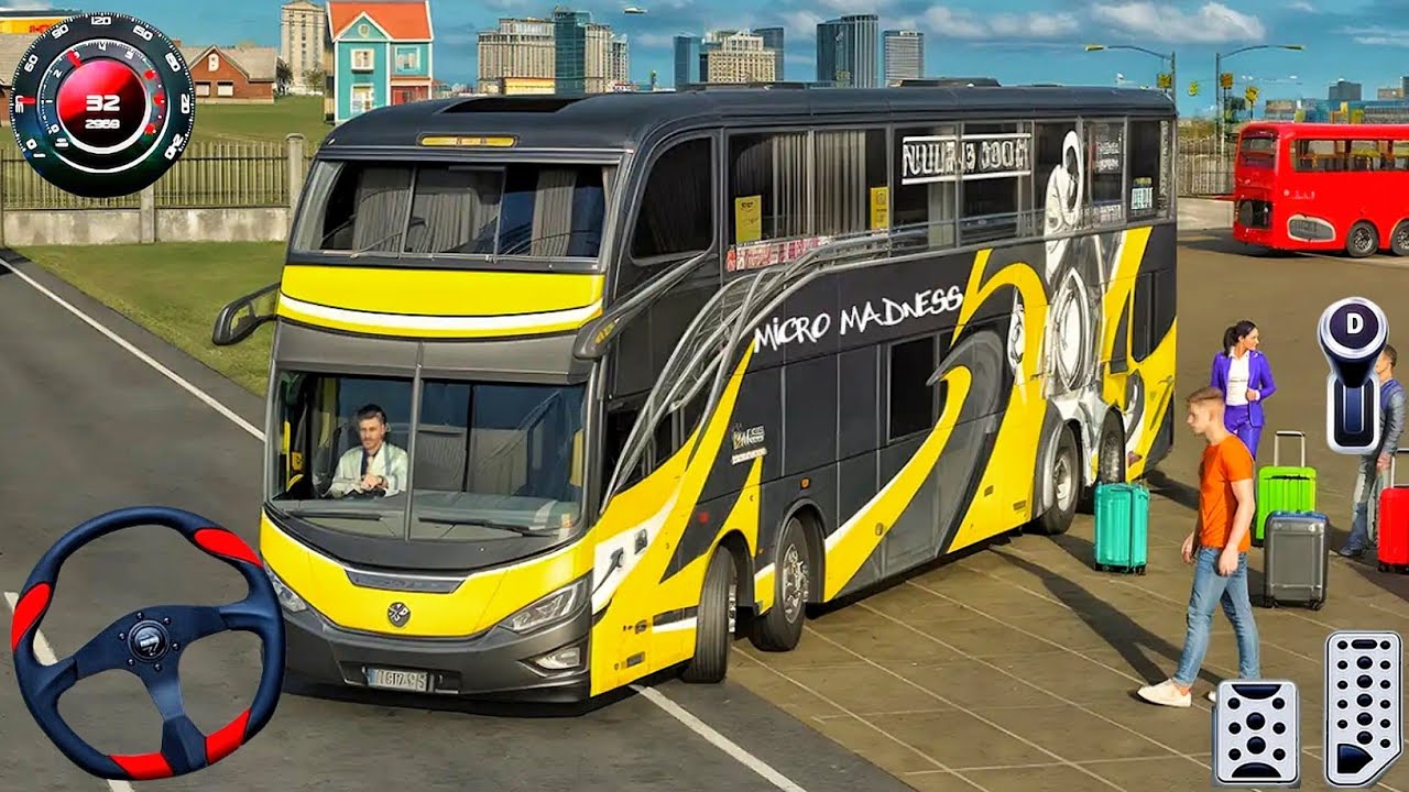 Bus Simulator 2025: Роскошный автобусный симулятор вождения с искусственным интеллектом. Автобусн...