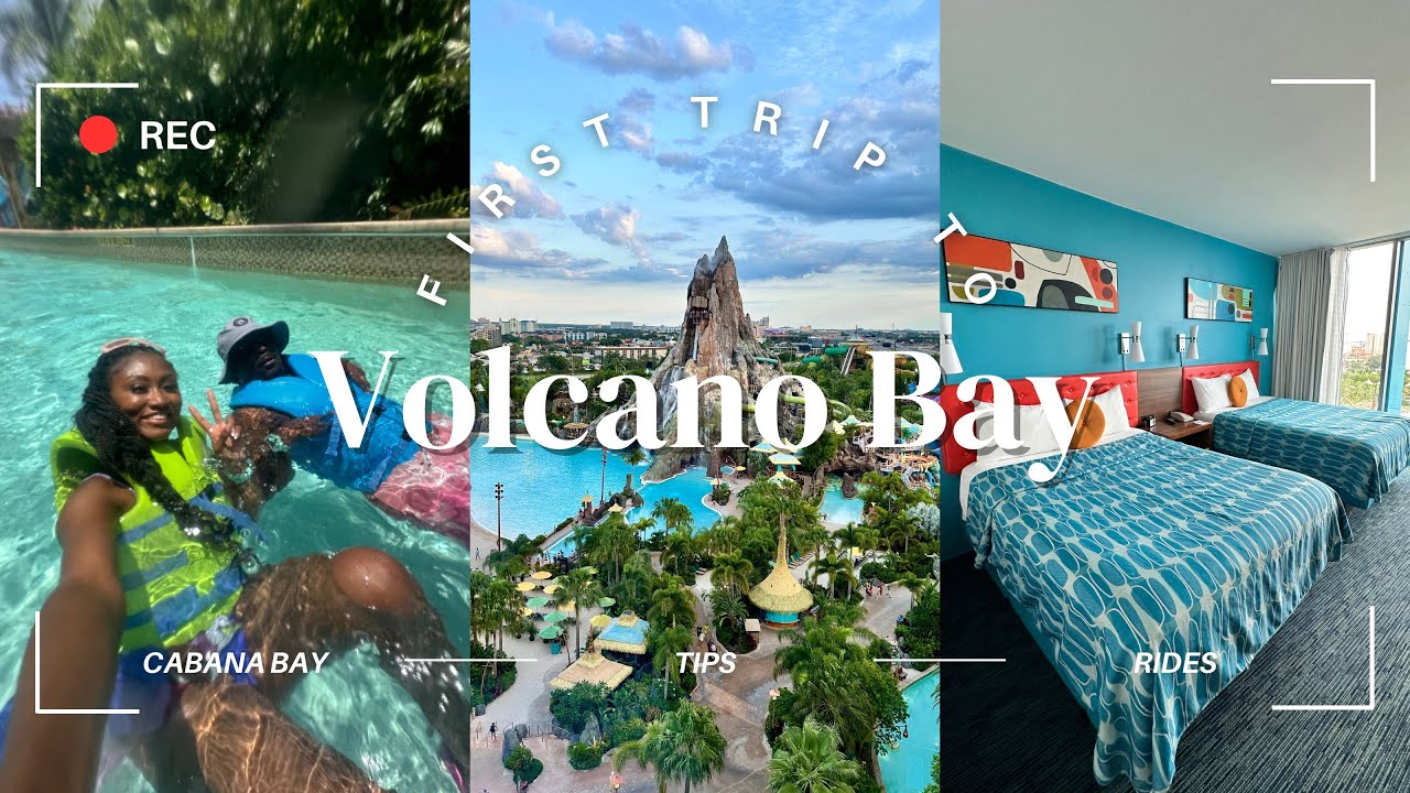 Our First Visit to Universals VOLCANO BAY!🌋 +*Cabana Bay Beach Resort *We had a BLAST!*