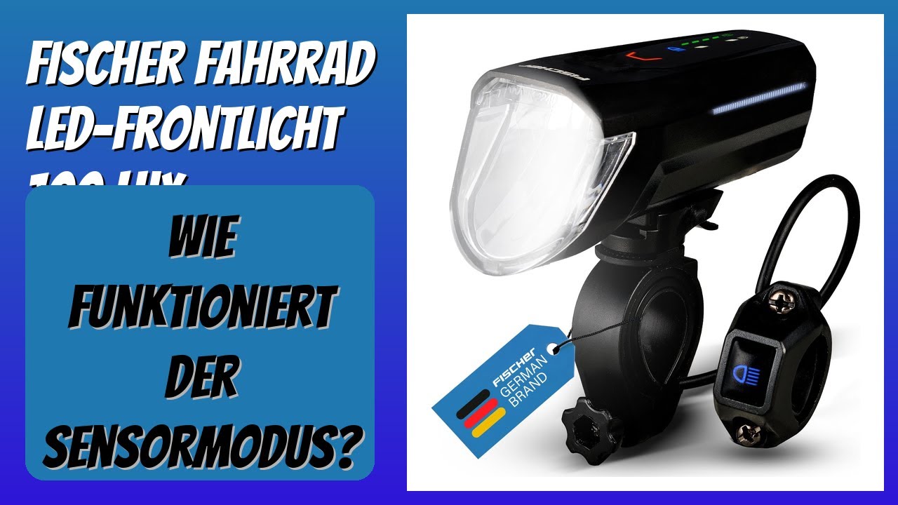 BEWERTUNG (2026): FISCHER Fahrrad LED-Frontlicht 100 Lux. Infos