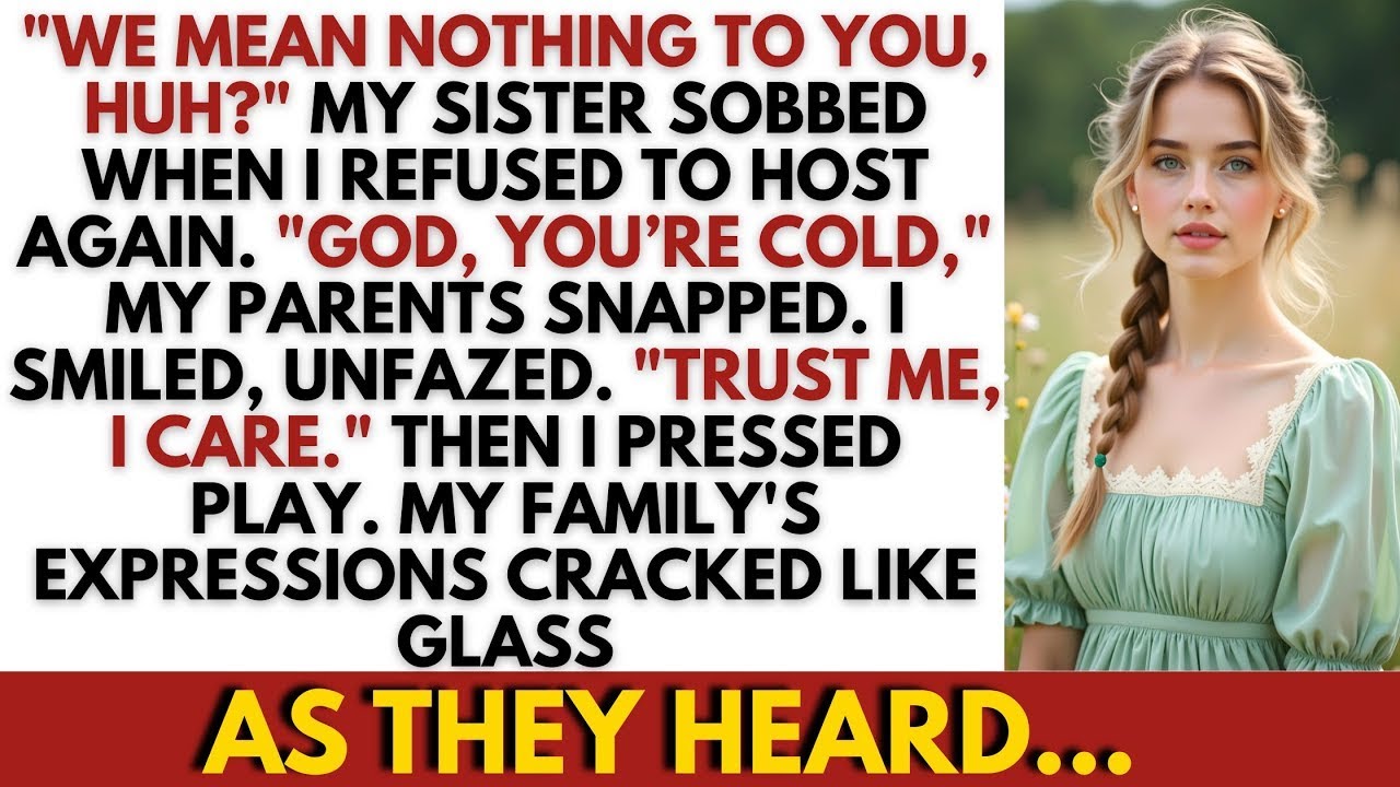 After My Parents and My Sister Lashed Out Over Me Not Hosting, I Exposed My Family's True Colors&hellip;