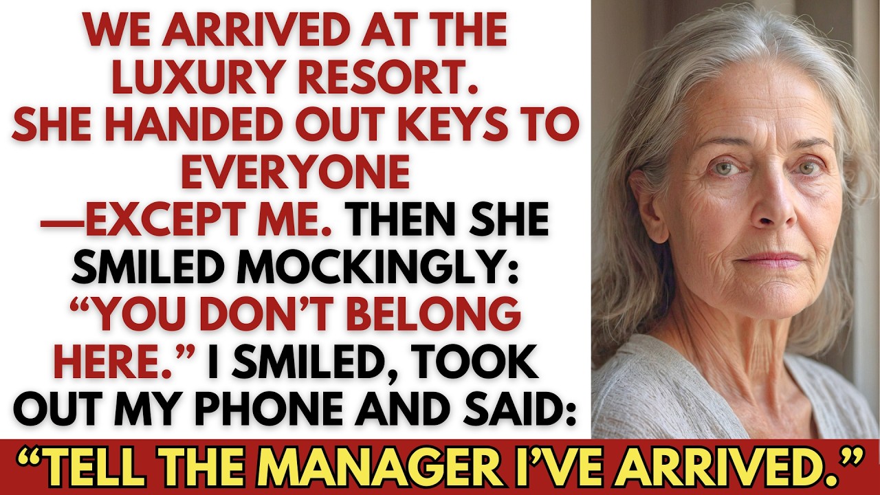 My daughter-in-law booked a 5-star hotel for everyone—except me I just smiled and called the manager