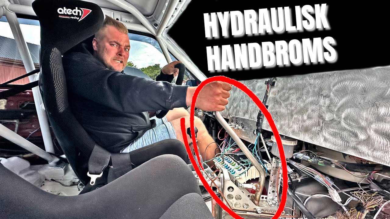 Bygger riktig DRIFTINGHANDBROMS till 740 (hydraulisk handbroms)- [VLOGG #662]