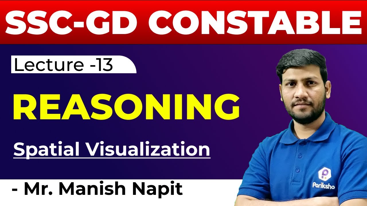 SSC-GD Constable Reasoning | Spatial Visualization| By  Manish Napit Sir