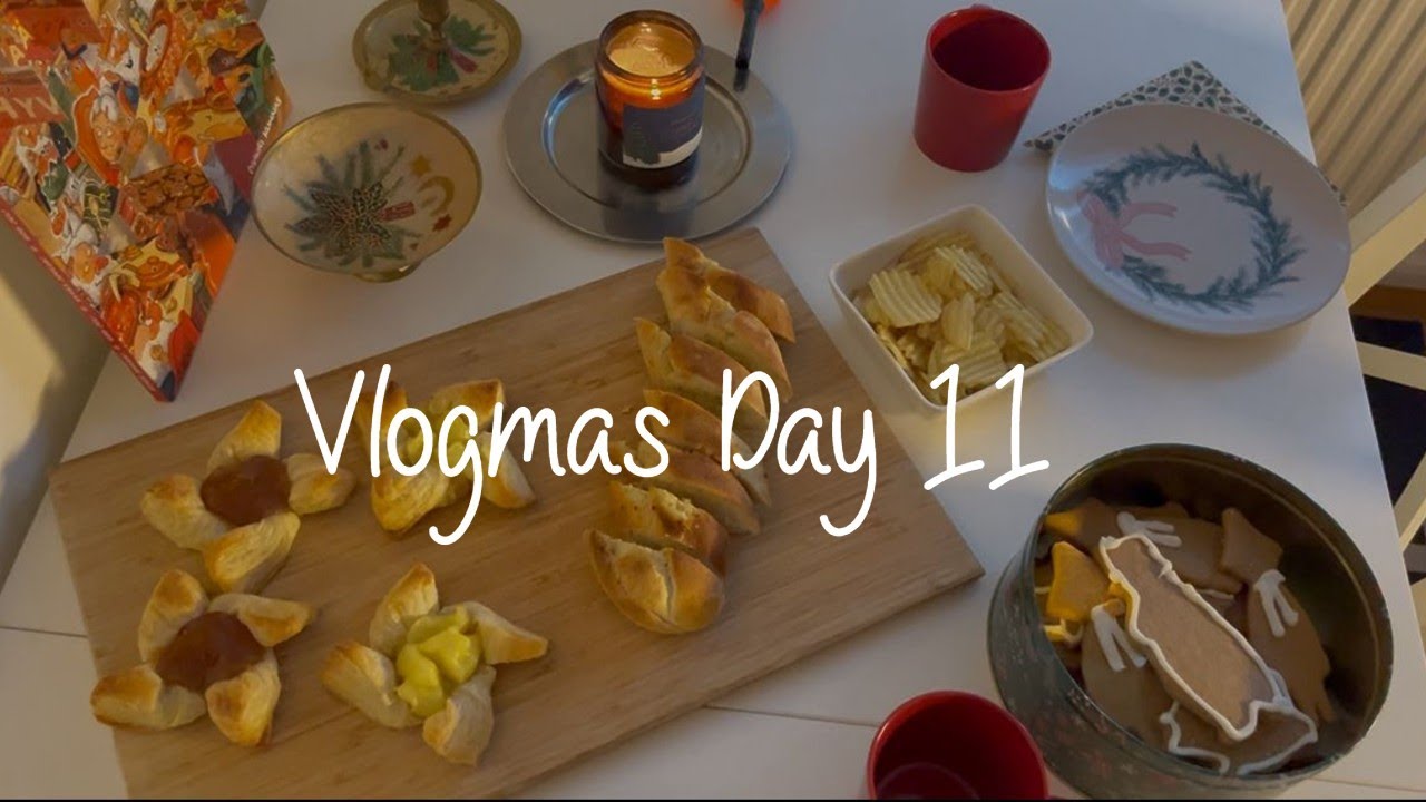 Vlogmas Day 11 | Christmas afternoon "tea"