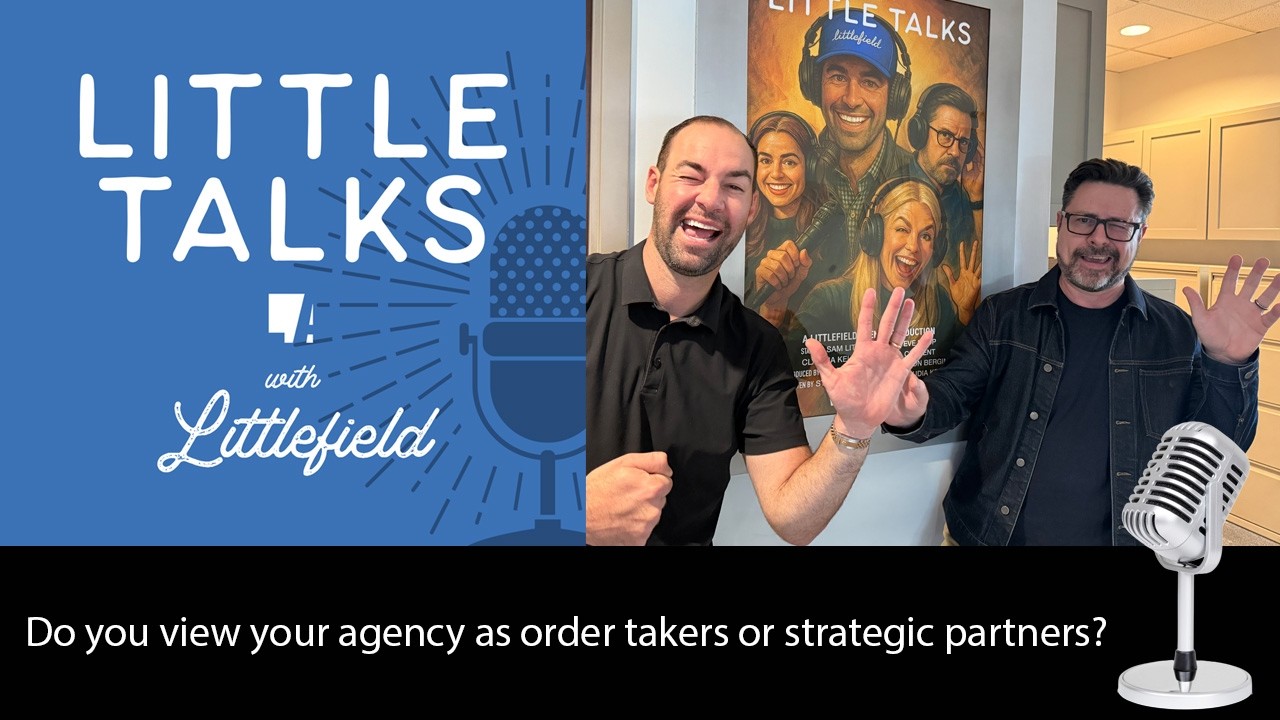 Do you view your agency as order takers or strategic partners?